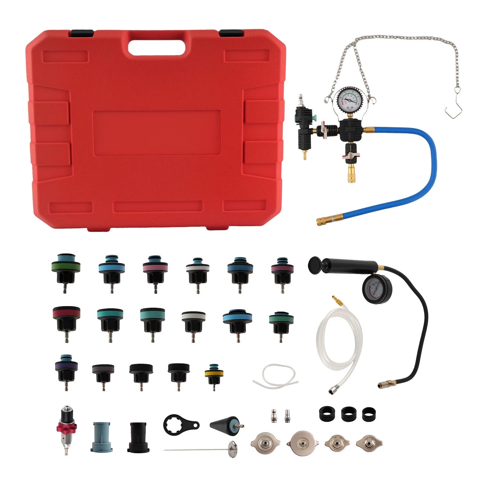 Radiator Pump Pressure Leak Tester Tool Kit for Universal Fit (—)