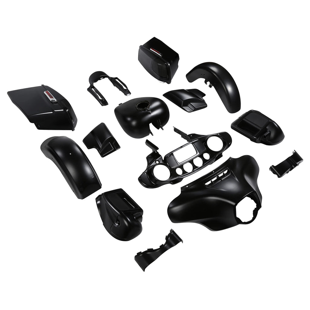Fairings Body Kit for Harley CVO Street Glide (2014–2024) Black Denim
