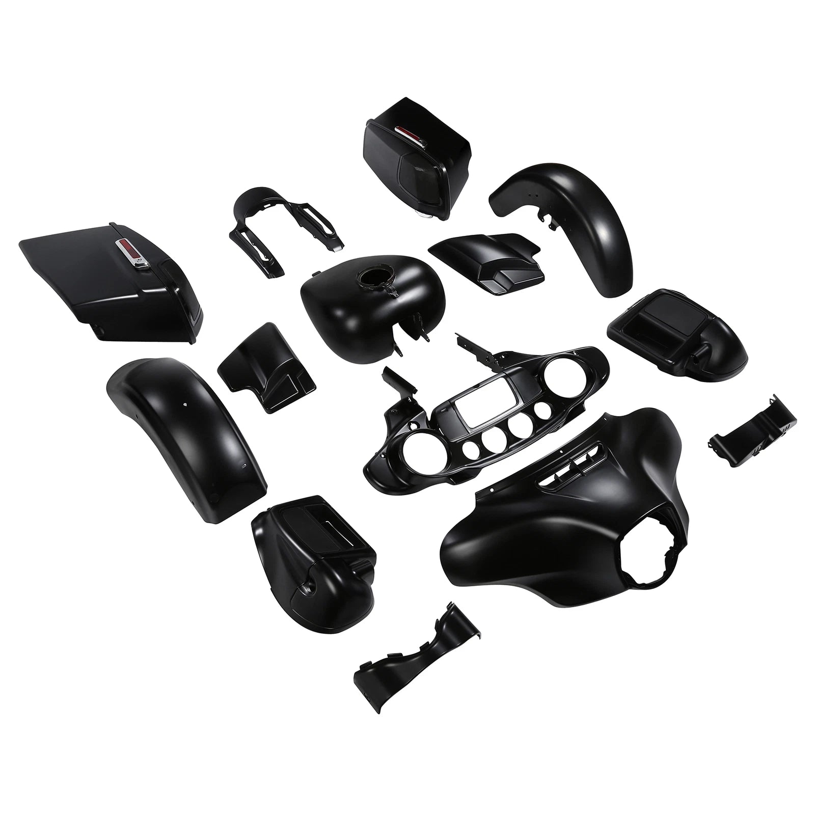 Fairings Body Kit for Harley CVO Street Glide (2014–2024) Black Denim