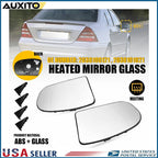 Set of 2 Heated Mirror Glass for Mercedes E-Class W211 E320 E350 (2003–2006)