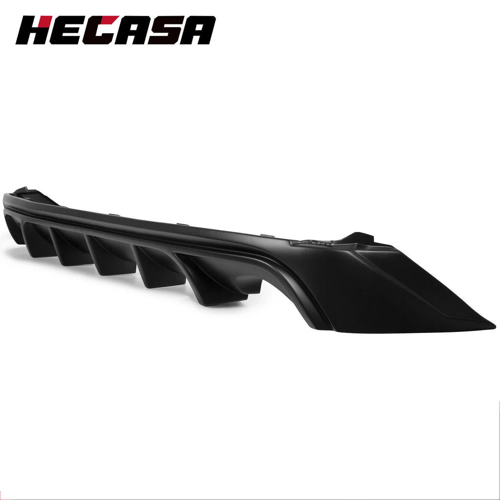 Rear Bumper Lip Diffuser for Lexus IS250 IS350 IS200t (2014–2016) Matte Black ABS