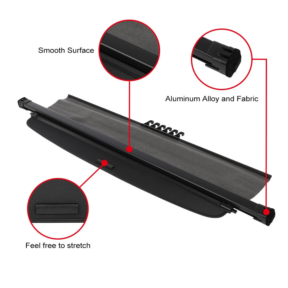 Retractable Rear Cargo Security Trunk Cover for Honda CR-V (2002–2006)