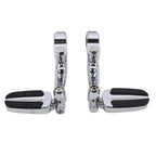 1 1/4" Highway Bar Footpegs Peg Mount for Harley Touring Electra Road Glide