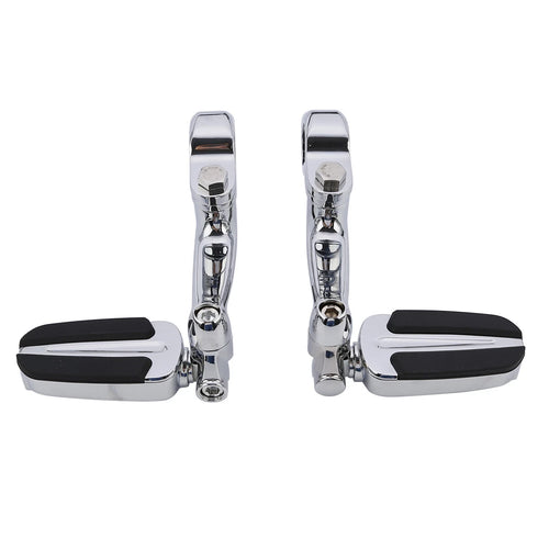 1 1/4" Highway Bar Footpegs Peg Mount for Harley Touring Electra Road Glide