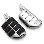 Chrome Dually Footpegs for Kawasaki Vulcan 1700 Classic, 800 (2000–2018)