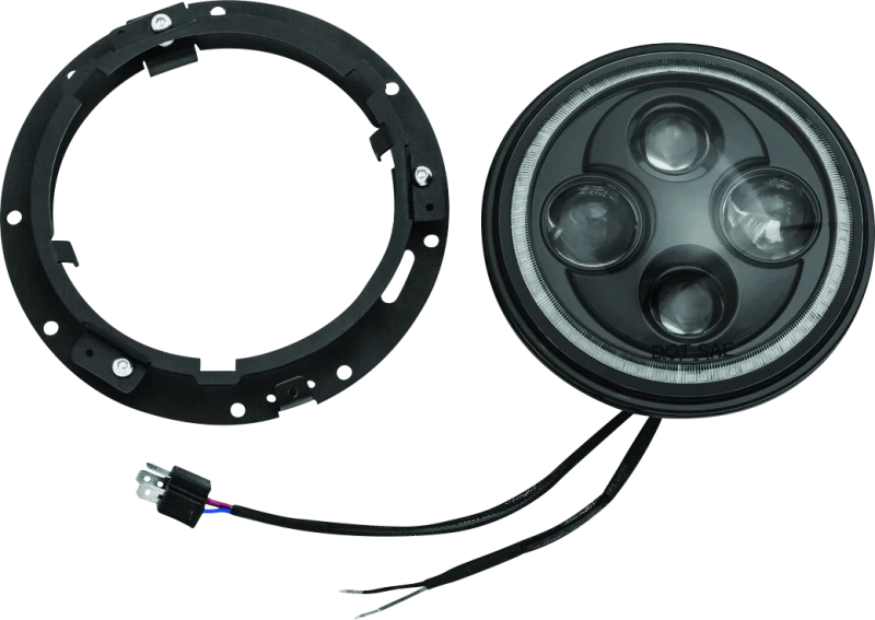 Kuryakyn Orbit Vision 7-inch LED Headlight for Harley Davidson (2008–2009)