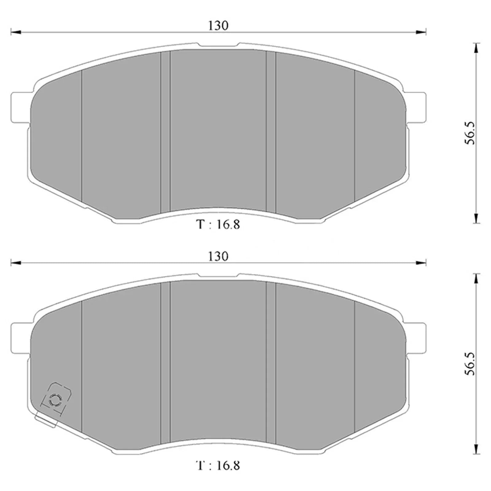 Front Disc Brake Pads Set for Kia Sportage KM SL 2.0L G4GC G4KD (2009-2013)