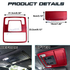 Red ABS Interior Reading Light Panel Moulding for Honda Civic (2022-2025)