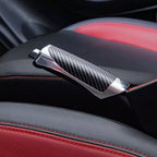 Carbon Fiber Silver Handbrake Cover for Universal Cars