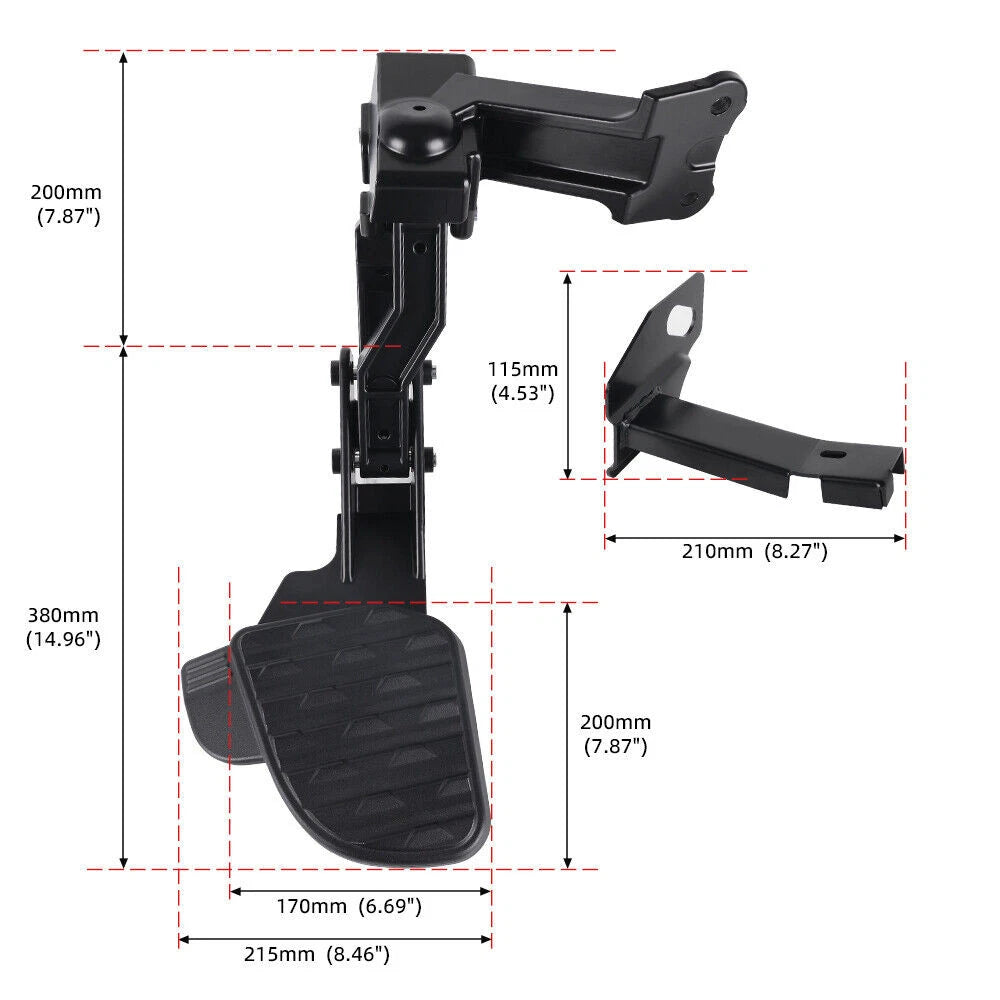 Rear Bumper Side Step for Ram 2500, Ram 3500 (2019–2022)