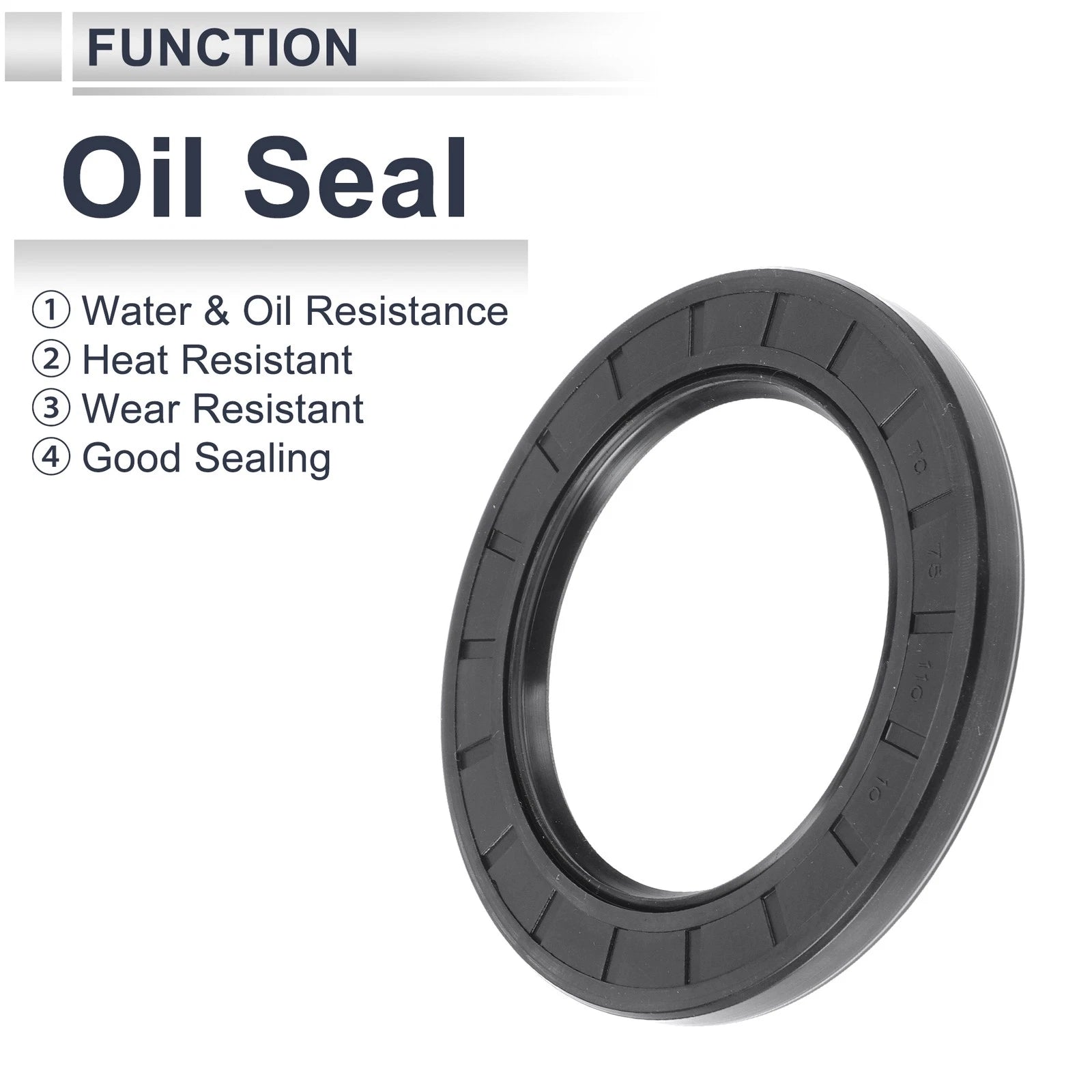 Set of 5 Oil Seal Rotary Shaft Seal 75x110x10mm for Various Models