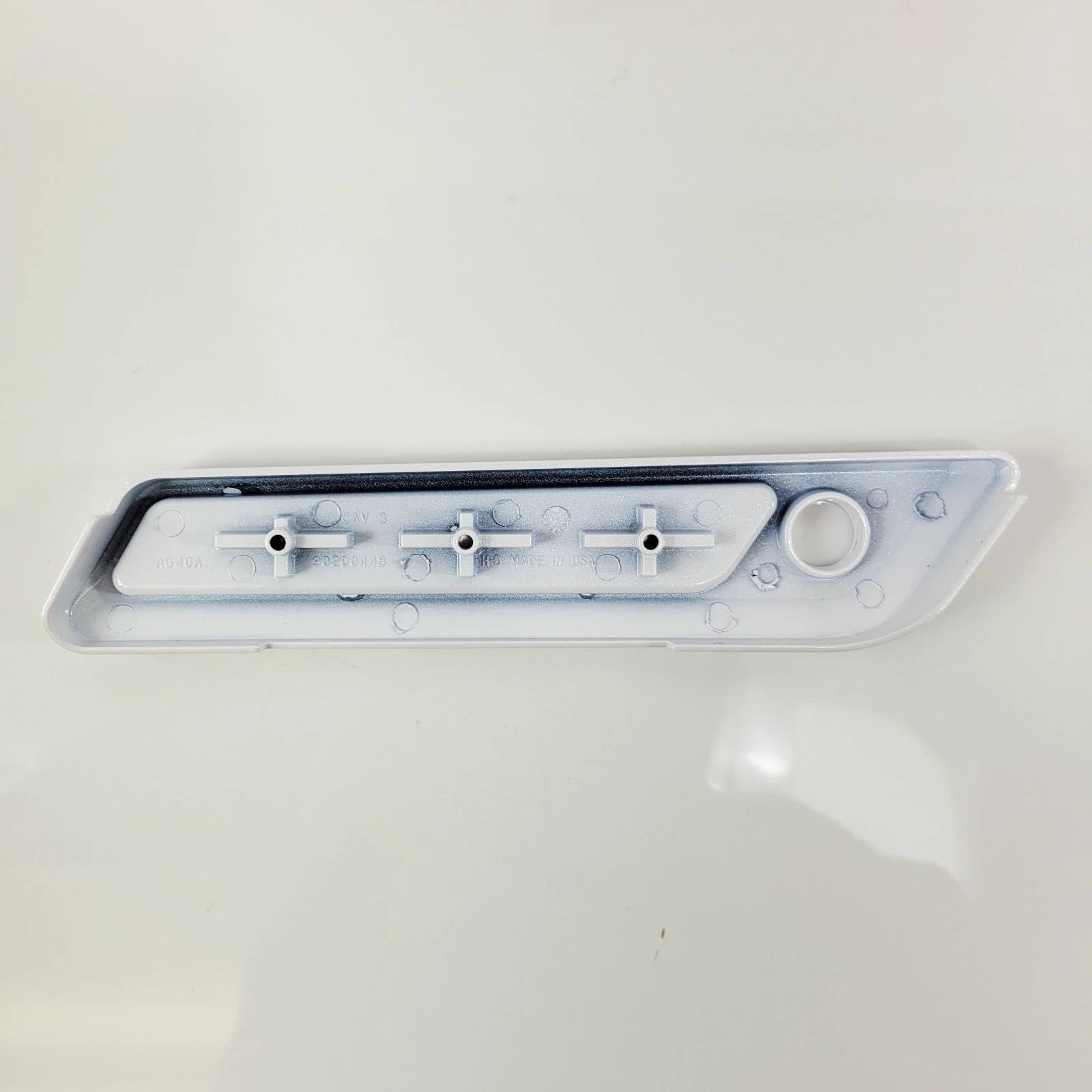 Left Saddlebag Latch FacePlate for Harley Road King Special (2024) - Onyx White Pearl
