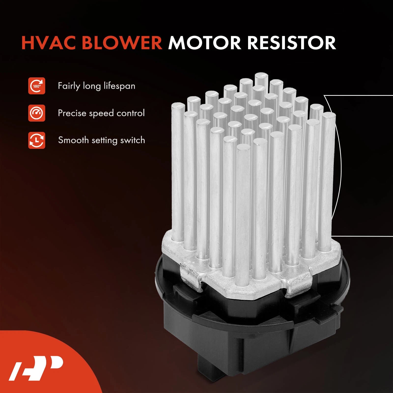 Rear HVAC Blower Motor Resistor for BMW X5 X6 (2007–2019)