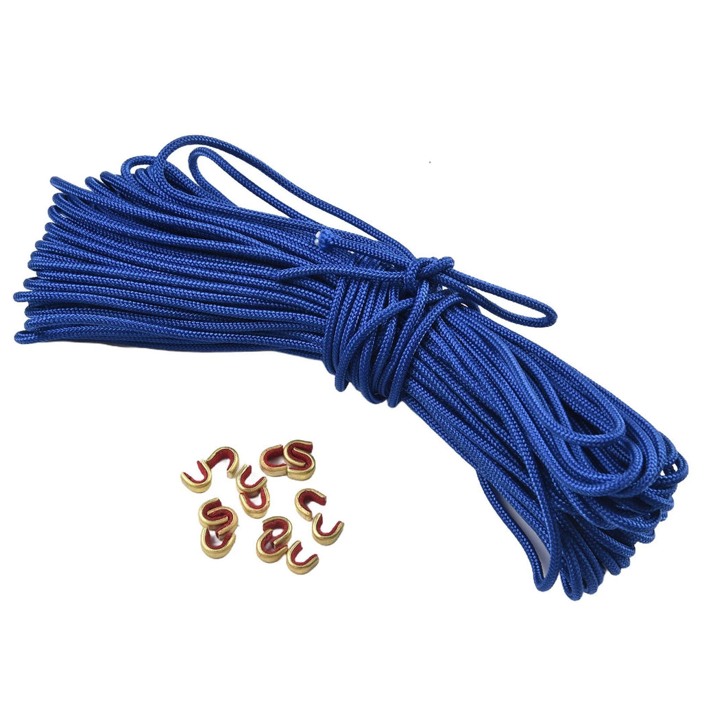 Nocking Points Tools for Bow String (0.35g/pc, Brass Buckle Clip)