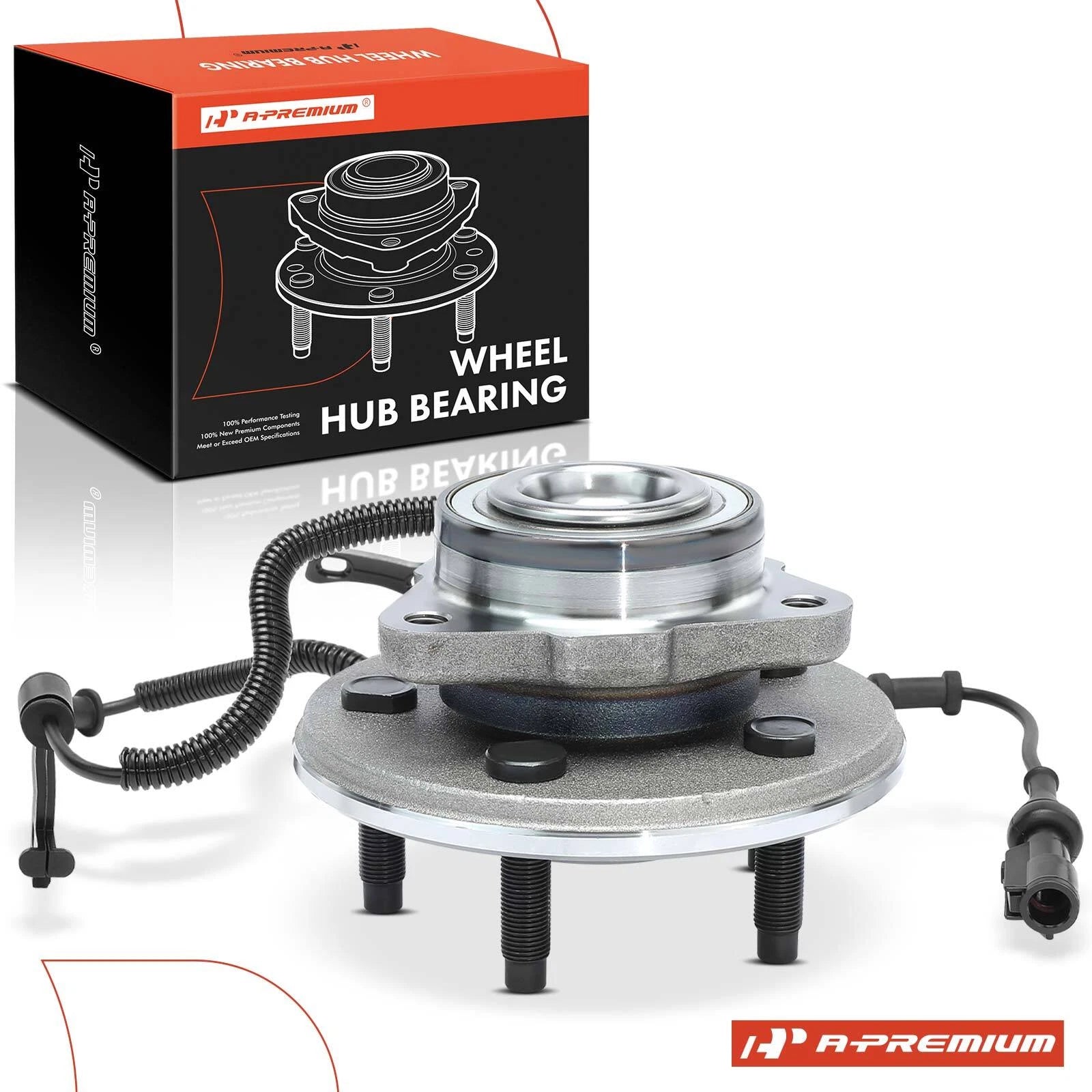 Front Wheel Hub & Bearing Assembly w/ABS for Ford Explorer (2006–2010)