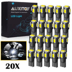 20x T10 194 168 LED White Side Wedge Light Bulbs for US EXV (6B)
