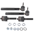 Set of 2 Front Inner Outer Tie Rod Ends for Silverado Sierra 2500HD 3500HD (2001–2010)