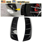 2pcs Glossy Black Side Fender Air Vents for Universal EV (No Specific Years)