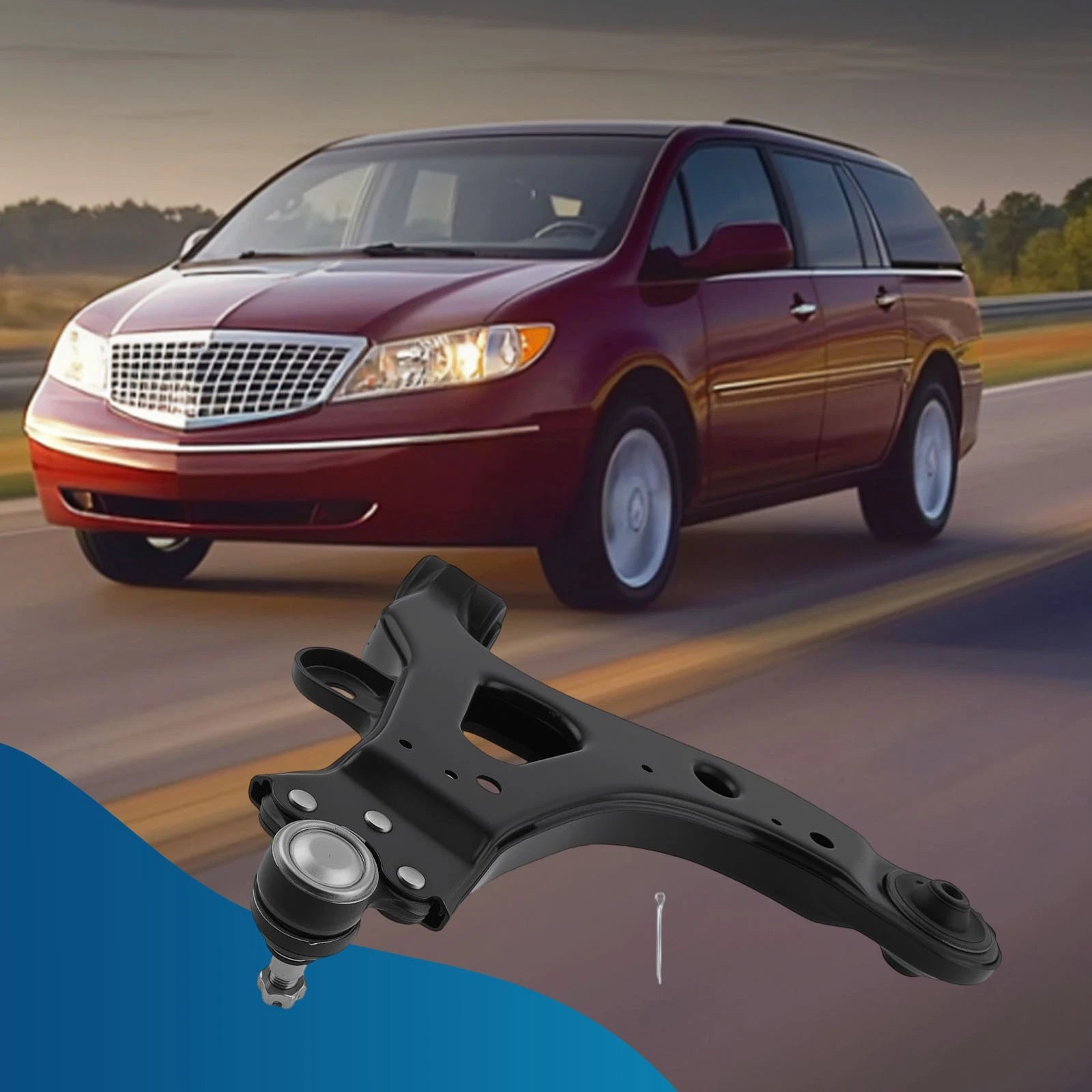 Front Left Lower Control Arm w/ Ball Joint for Chevy Uplander (2005–2009)