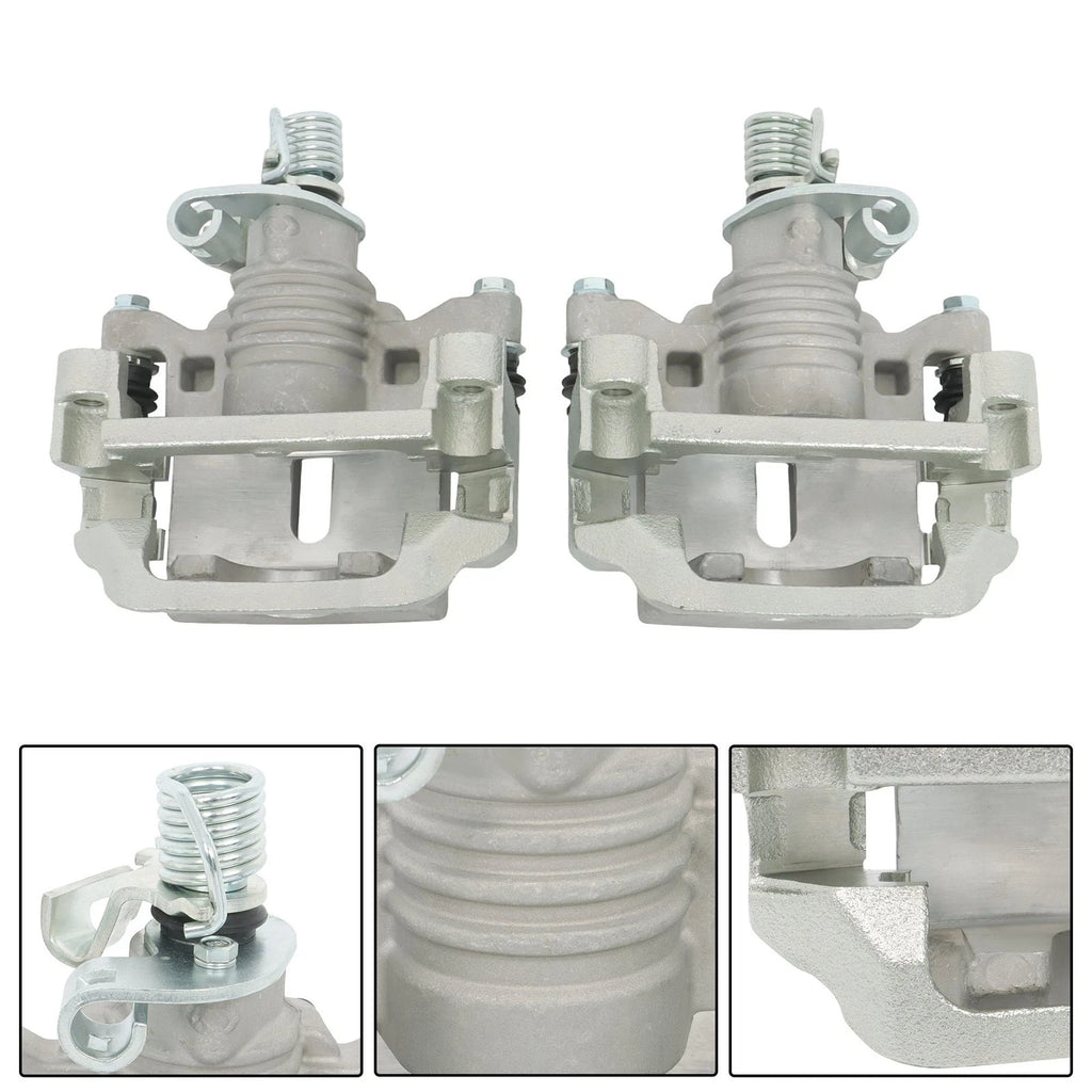 Set of 2 Rear Brake Calipers with Brackets for Buick LaCrosse (2005)