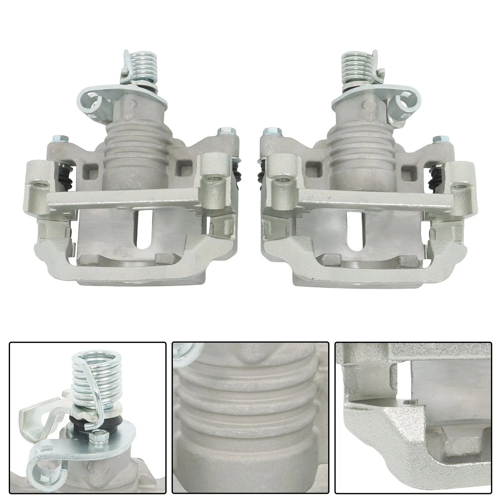 Set of 2 Rear Brake Calipers with Brackets for Buick LaCrosse (2005)