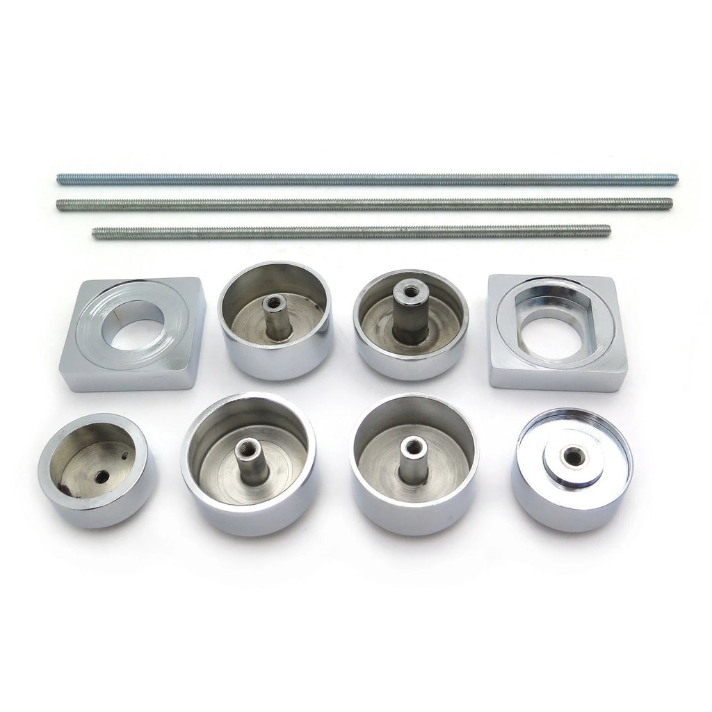 Set of 2 Fork Axle Caps Covers for Suzuki GSX-R 600 750 2005-2008, 1000 2006-2007 Chrome