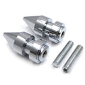 Chrome Spike Swingarm Spools 8mm for Honda CBR 1000RR (2004–2011)