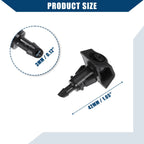Set of 2 Windshield Washer Nozzles for Nissan (No.28931ZW80A)
