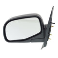 Manual Mirror for Ford Explorer Sport Trac (2001–2005) Left Textured Black