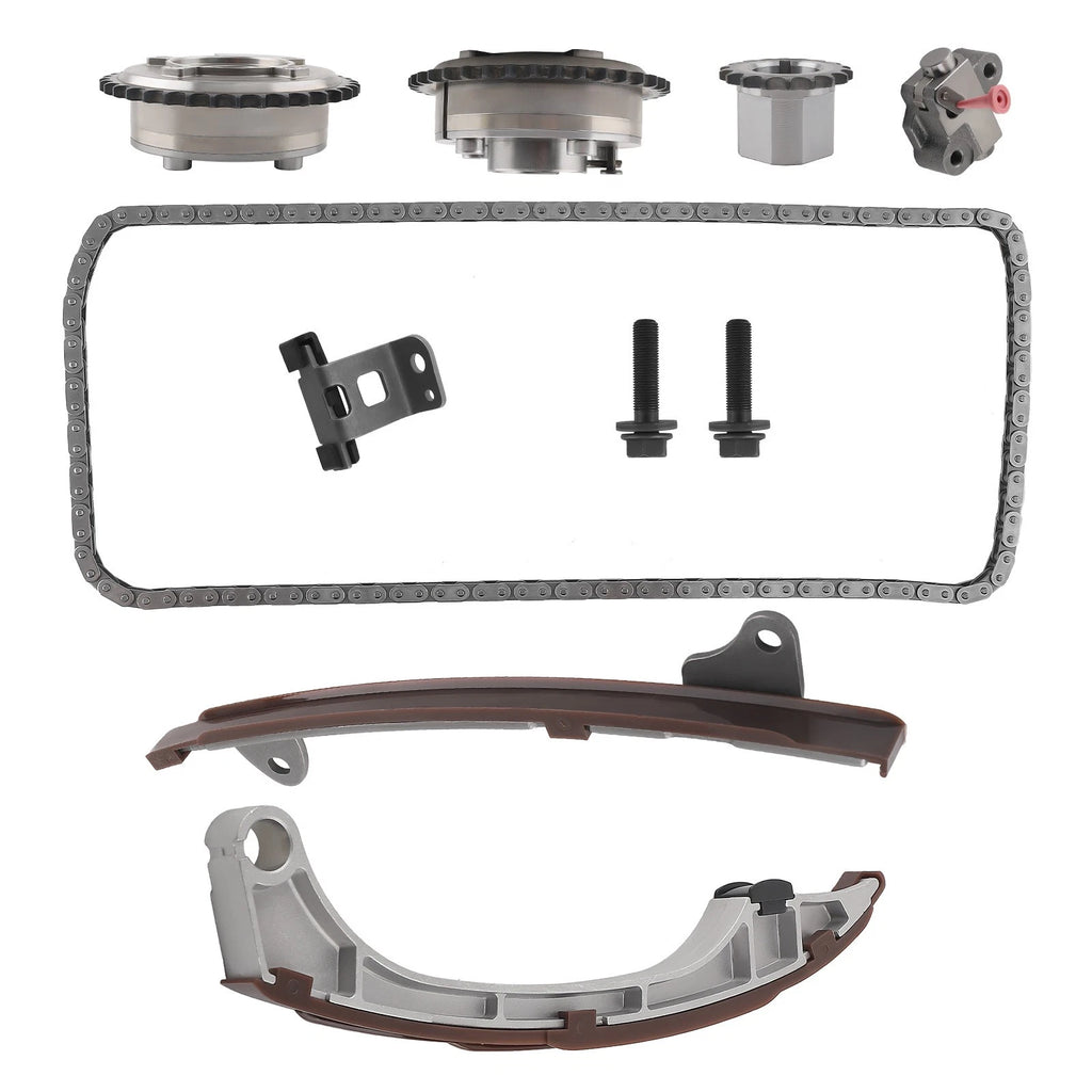 Timing Chain Kit with Camshaft Adjusters for Toyota Camry Venza RAV4 Scion (2007–2019)