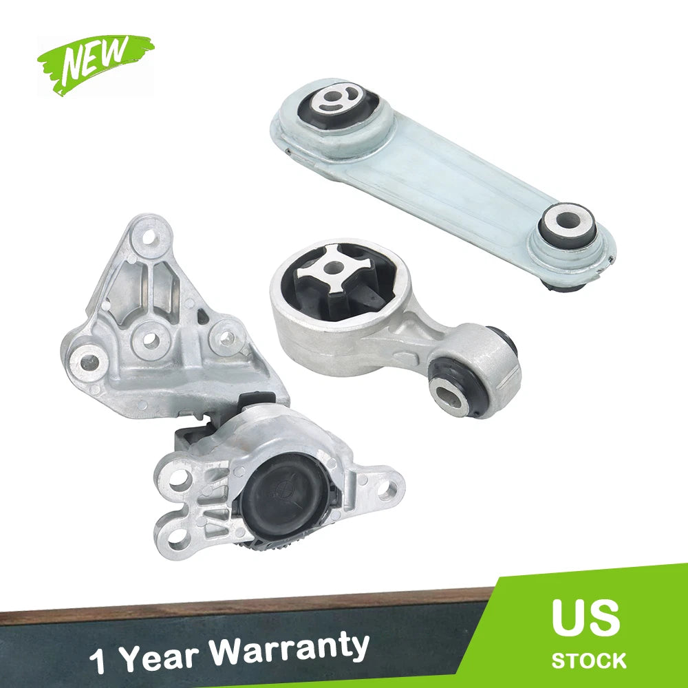 3X Engine Motor & Torque Strut Mounts for Nissan Rogue X-Trail (2014–2020)