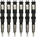 6X Fuel Injector 095000-6500 for John Deere 4045 6068 310K 1010D (2010–2023)