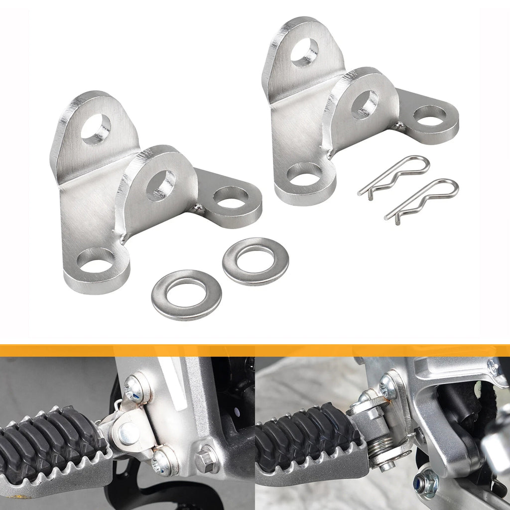 Lowered Footpeg Bracket Mounts for Yamaha Tenere 700 (2019–2023)