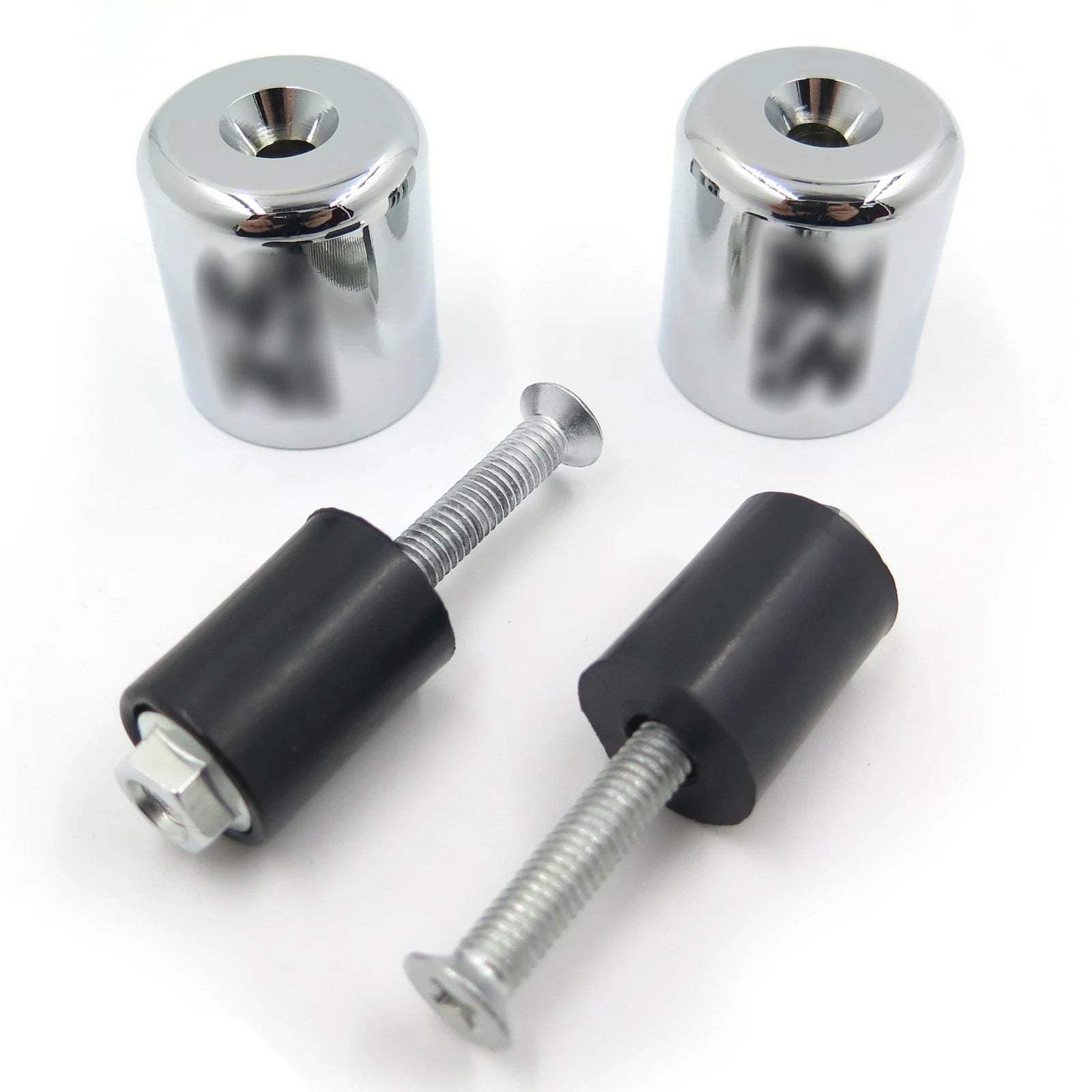 Chrome Hand Bar End for Suzuki GSXR600/GSXR750/GSXR1000 (1992–2014)