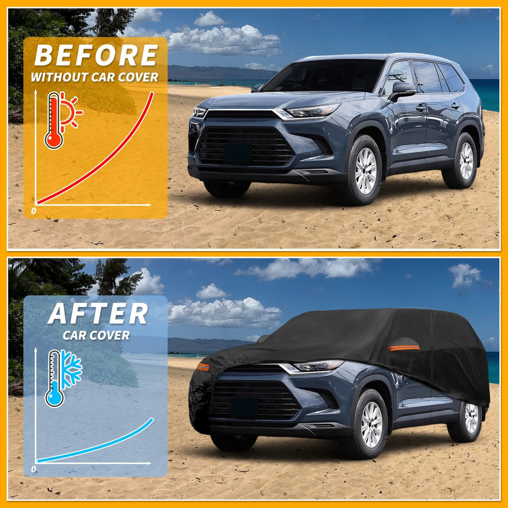 Waterproof All Weather Car Cover for Toyota Grand Highlander 
