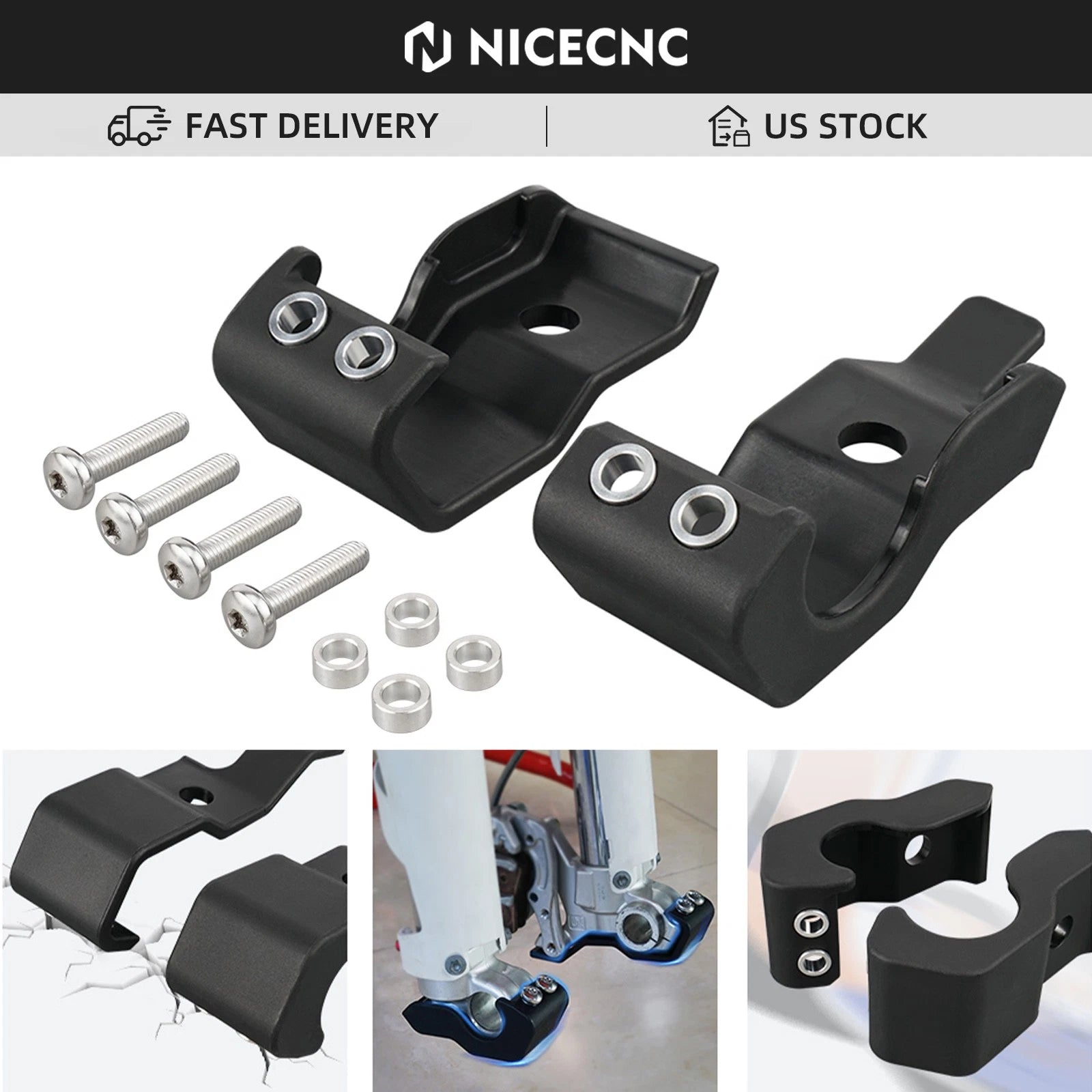 Fork Shoe Protectors for KTM 250 300 400 500 525 EXC-F XCF-W XC XCW (2003–2014)