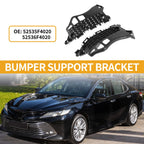 Set of 2 Front Bumper Support Brackets for Toyota C-HR (2018–2020) Black