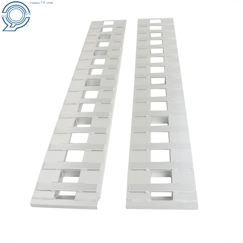 Set of 2 Aluminum Car Truck Ramps for Auto Hauler (84" x 14")