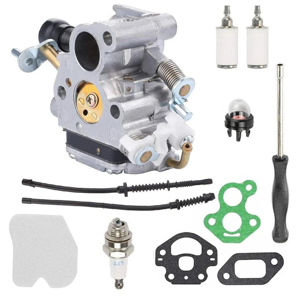 Carburetor Kit for Husqvarna 435 435E 440 440E Jonsared CS410 CS2240 (2010–2020)