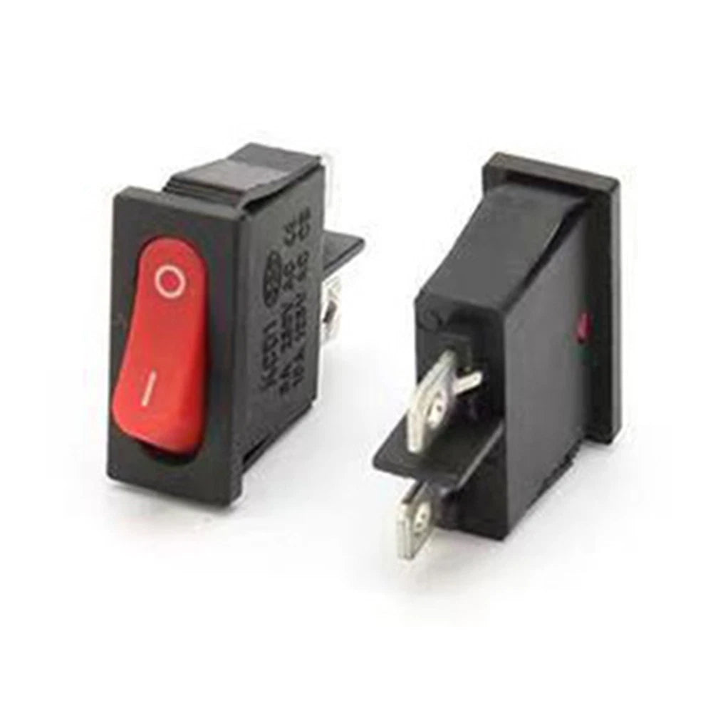 Set of 5 2Pin SPST Rocker Switch ON OFF 250V 6A for Car Truck Boat