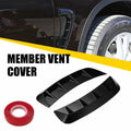 1 Pair Universal Car Side Door Fender Vent Cover Trim Sticker