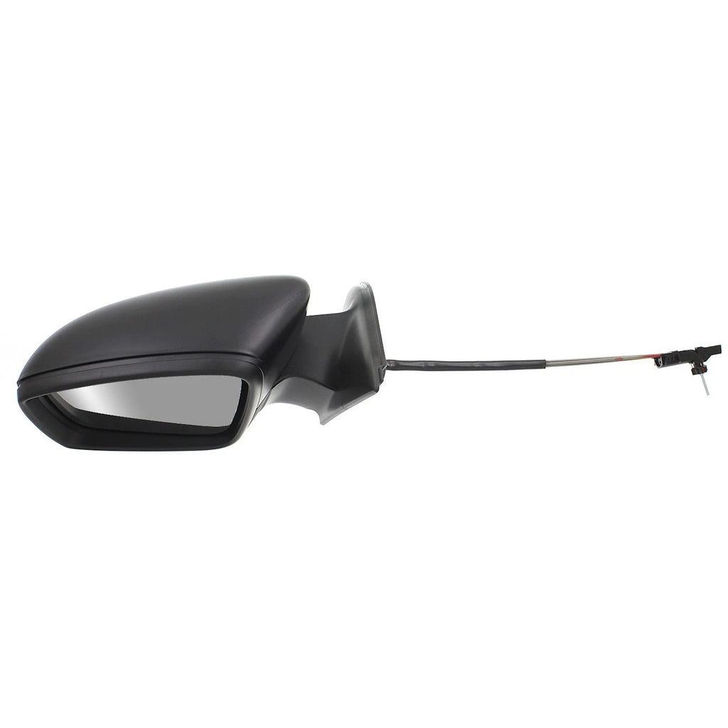 Manual Mirror for Volkswagen Jetta Sedan (2011–2018) Driver Side Textured