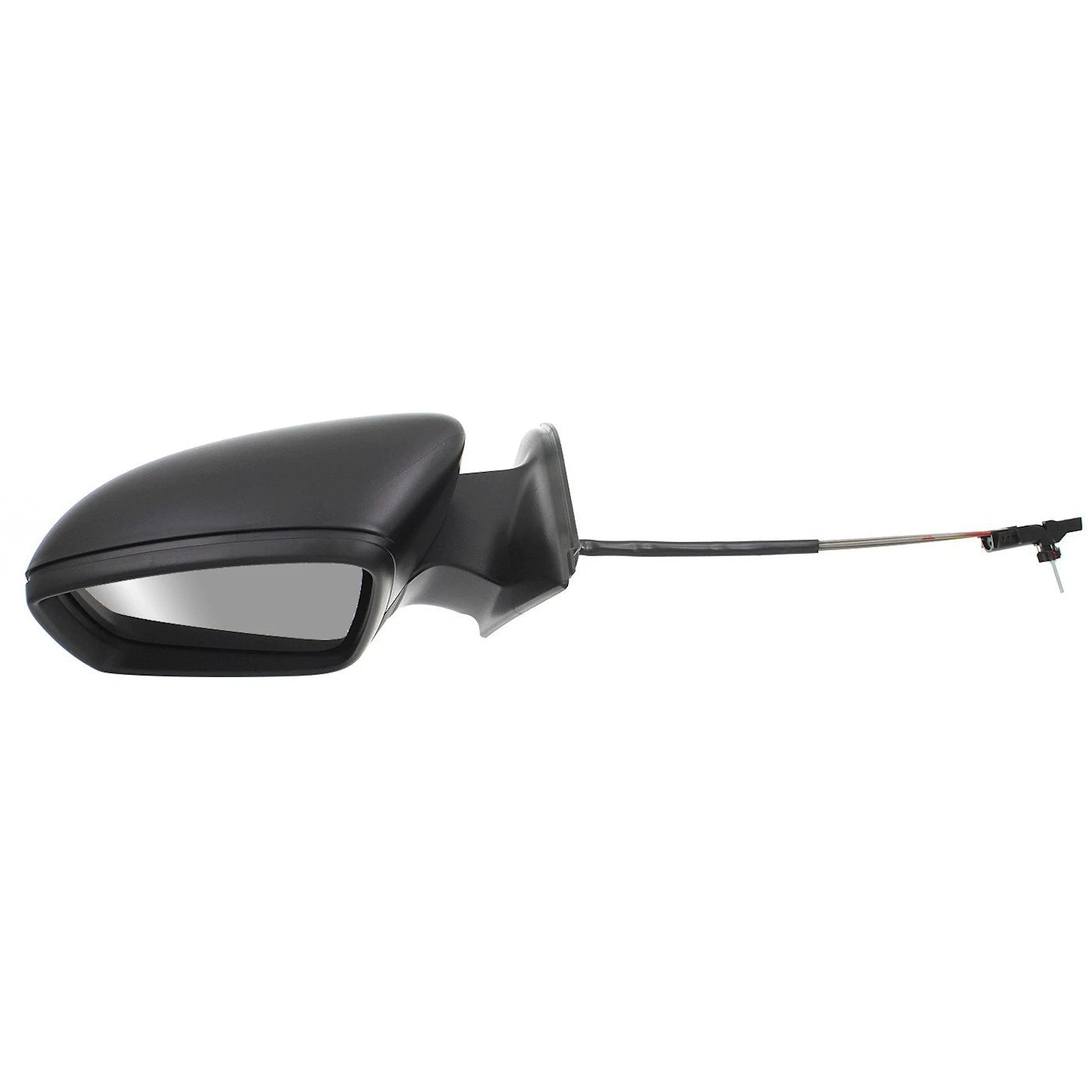 Manual Mirror for Volkswagen Jetta Sedan (2011–2018) Driver Side Textured