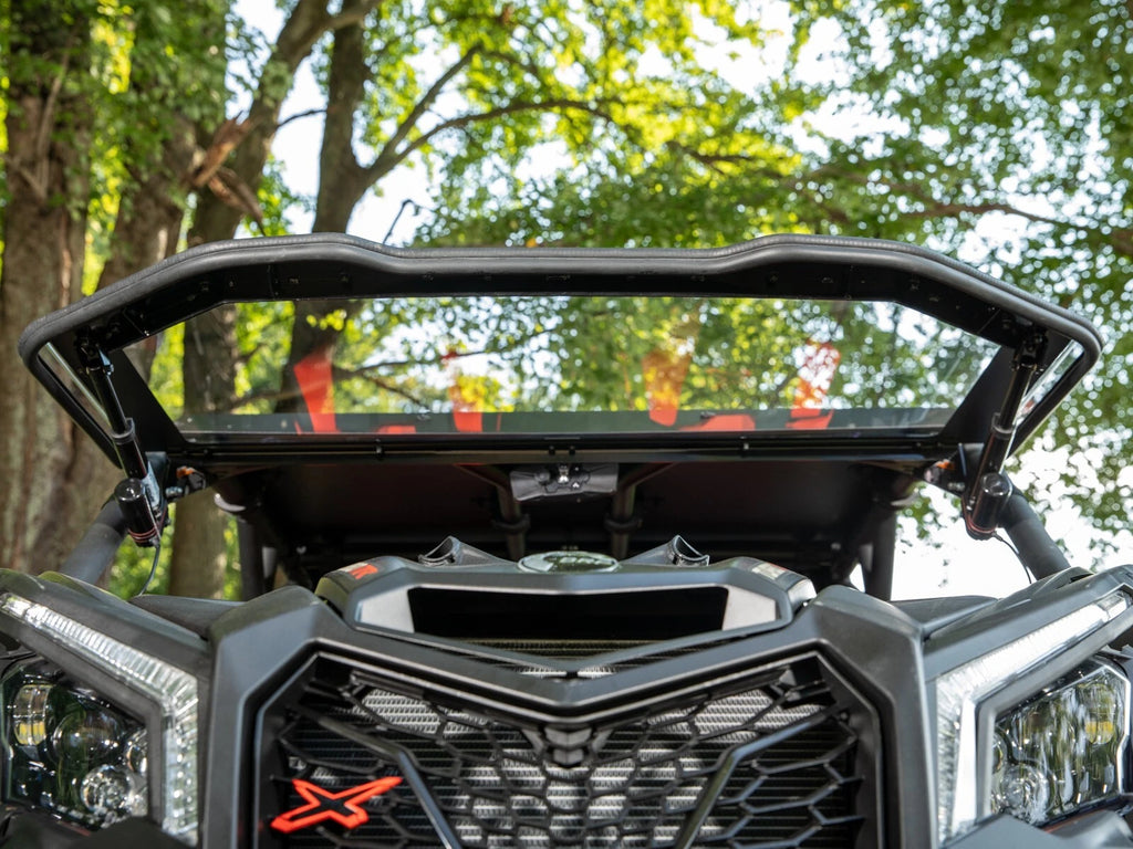 SuperATV Powered Flip Windshield for Can-Am Maverick X3 (2017–2023)