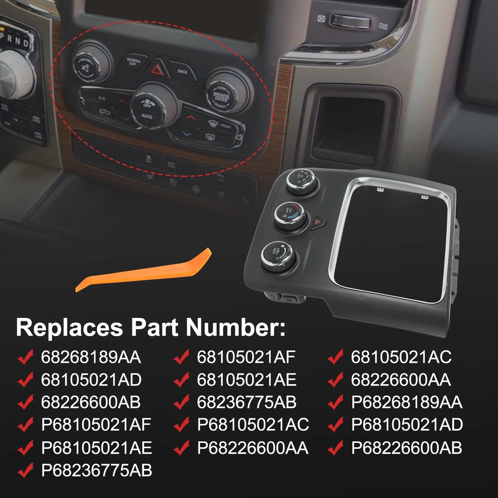 A/C Climate Control Module for Dodge RAM 1500 2500 (2013-2018)