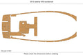 EVA Pad Foam Teak Deck Flooring for Sea Ray 450 Sundancer (2012)