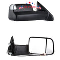 Pair Towing Mirrors for Ram 1500 2500 3500 (2009–2018) Power Heated Signal