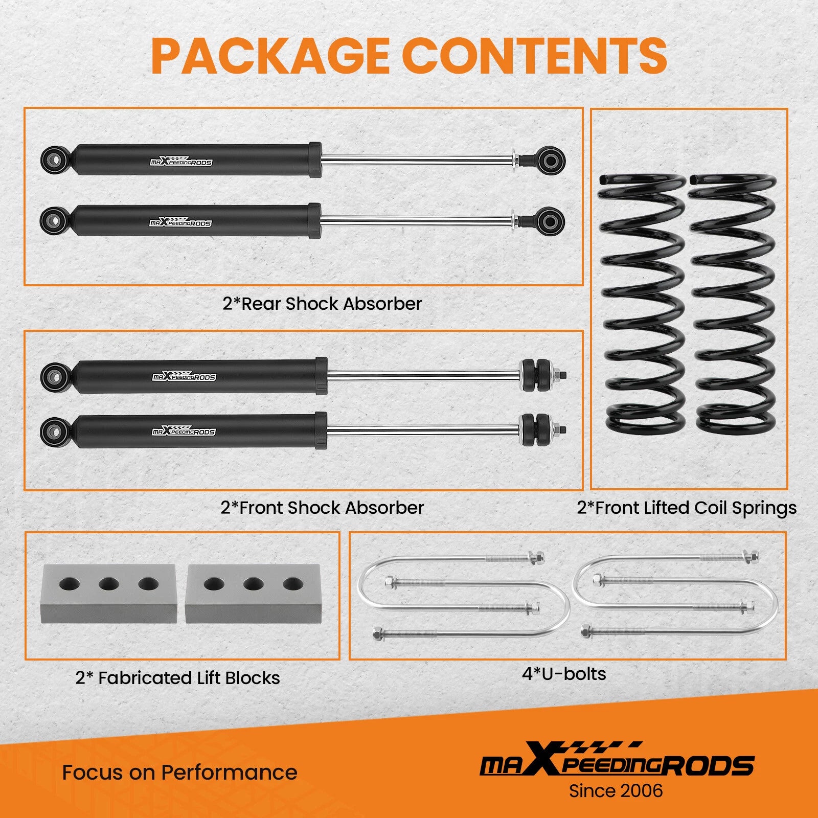 3" Lift Kit with Nitrogen Shocks for Dodge Ram 2500 3500 4WD (2003–2013)