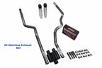 Dual Exhaust for Ford F-150 (2004–2014) - Stainless Steel, Slash Tip