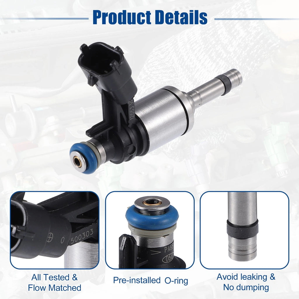 Fuel Injector Nozzle for Chevrolet Camaro (2010–2015) 12611545